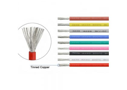 UL3239 Elecreic Silicone Wire, 3-20KV 105℃ 28 to 10 AWG