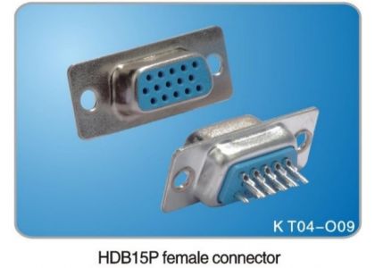 D-sub Connector, 15Pin Male and Female, 30 Type Option