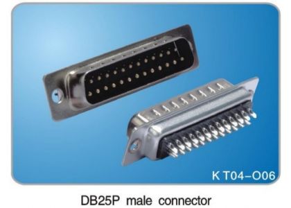 D-sub Connector, 25Pin Male and Female, 17 Type Option