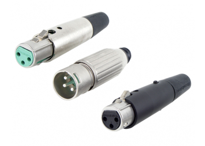 Switchcraft XLR Cable Mount Connectors, Custom Cable Assembly Manufacturer