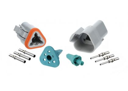 Amphenol AT Connector 3Pin Male and Female, Custom Wire Harness Manufacturer
