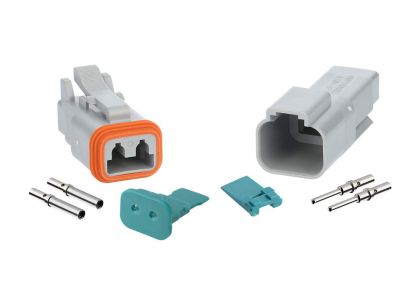 Amphenol AT Connector 2Pin Male and Female, Custom Wire Harness Manufacturer