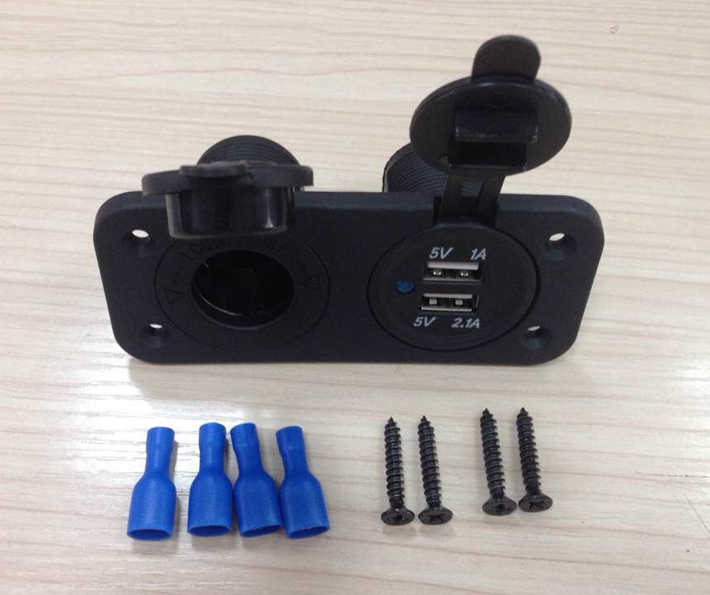 5v dual usb socket car charger 5v dual usb socket car charger