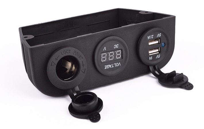 waterproof cover 5v 3.1a dc dual usb 12v usb car charger socket waterproof cover 5v 3.1a dc dual usb 12v usb car charger socket