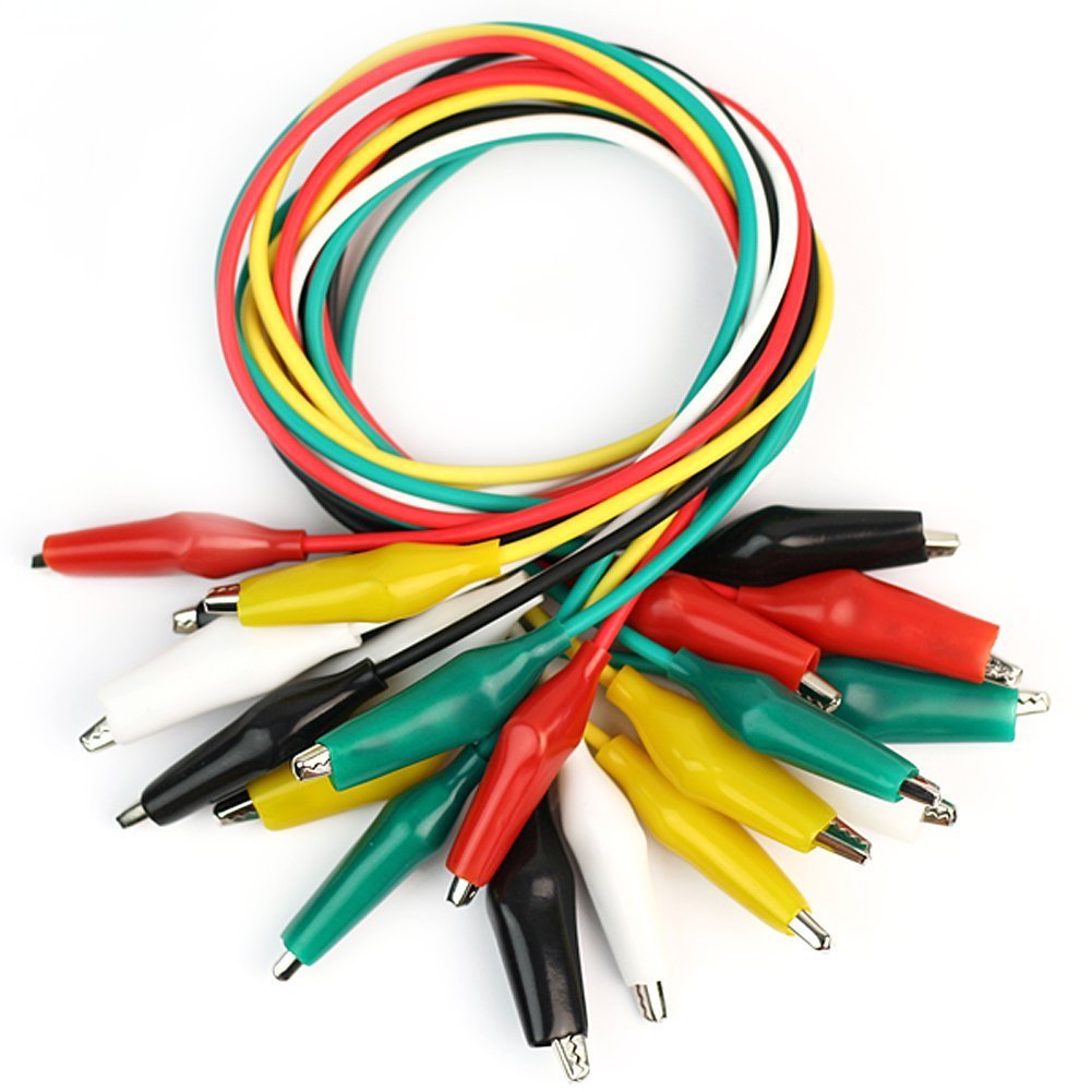 Alligator to alligator clip cable for test