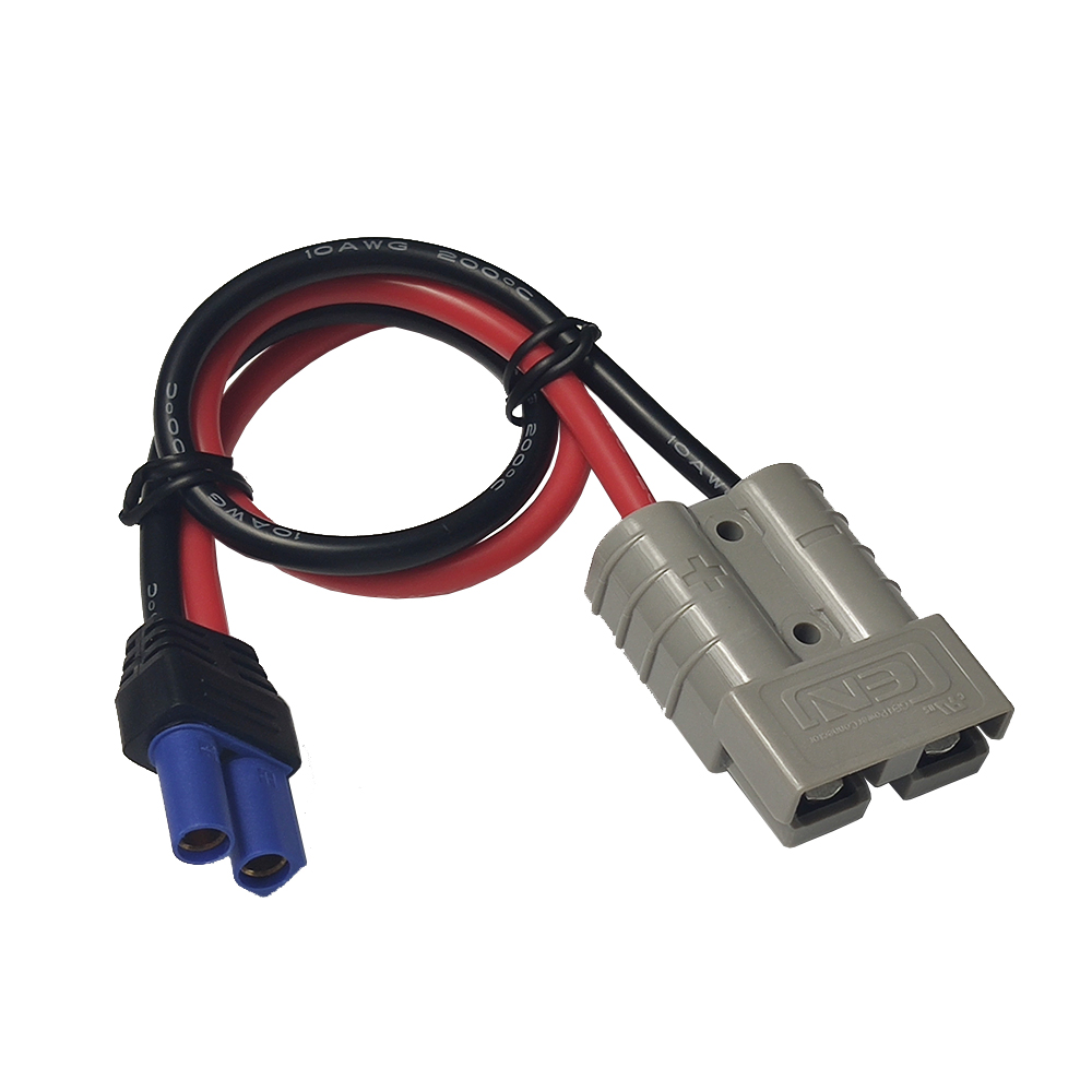 600V 50A Anderson Plug to EC5 Female Battery cable 10AWG
