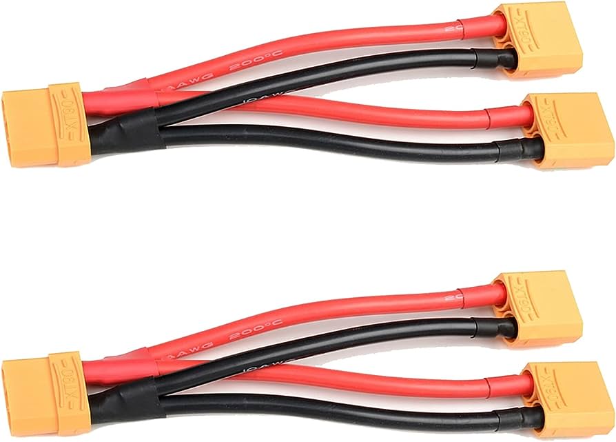 XT90 1 female to 2 male RC LiPo battery cable