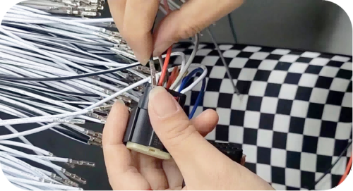 wire and connector assembly