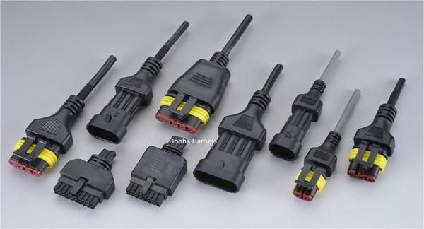 AMP superseal 1.5 connector overmold