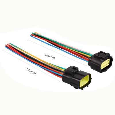 10 Pin male and female wiring