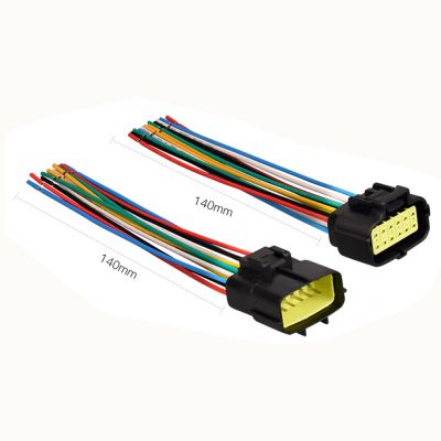 12 Pin male and female wiring