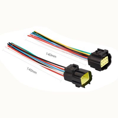 8 Pin male and female wiring