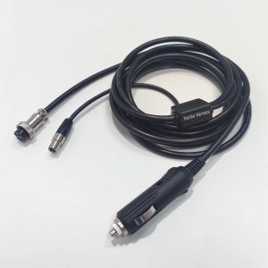 XLR + aviator connector to cigarette lighter cable
