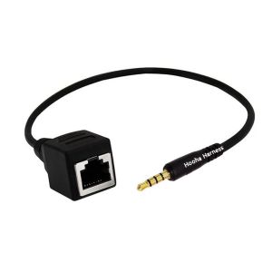 RJ45 Female to DC 3.5mm male Adapter