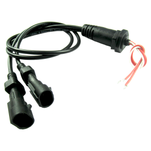 AMP Superseal 1.5 2P connector overmold cable assembly