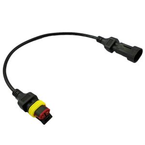 AMP superseal 1.5 2 Pin male to female cable assembly