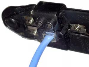 Crimping the cable