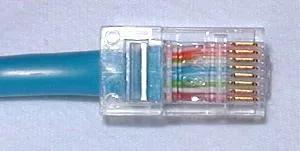 insert into the rj45 connector