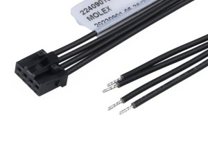 Molex KK Plus 4P to tinned Wire Harness