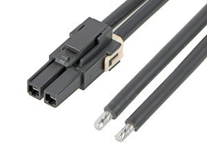 Mega-Fit 2P to tinned end wire harness