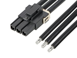 Mega-Fit 3P to tinned end wire harness