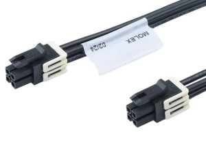Micro-Fit+ 4P Black Female to Female Cable Assembly