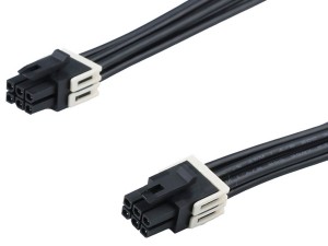 Micro-Fit+ 6P Black Female to Female Cable Assembly