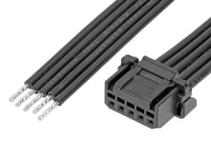 Molex Micro-One Connector 5P to tinned end Wire Harness