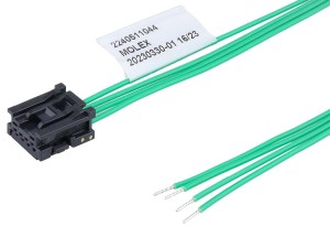Molex Mini50 Connector 4P to open end wire harness