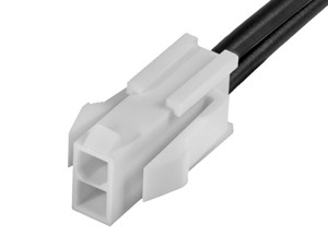 Mini-Fit Jr. Connector 2P female dual row wire harness