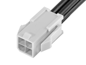 Mini-Fit Jr. Connector 4P female dual row wire harness
