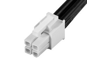 Mini-Fit Jr. Connector 4P male dual row wire harness