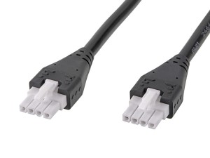 Mini-Fit Jr. Connector 4P male overmold cable assembly