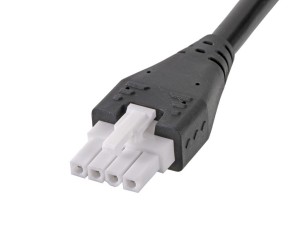 Mini-Fit Jr. Connector 4P male single row overmold cable assembly