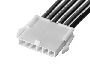Mini-Fit Jr. Connector 6P female wire harness