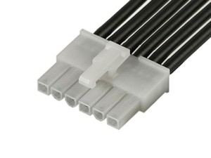Mini-Fit Jr. Connector 6P male wire harness
