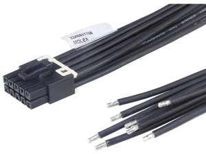 Mini-Fit Max Connector 10P to tinned end wire harness