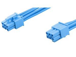 Mini-Fit Versa Color Connector Blue 6P wire harness