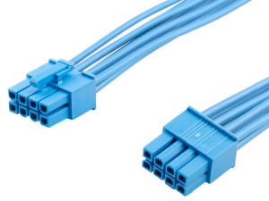 Mini-Fit Versa Color Connector Blue 8P wire harness