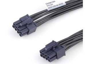 Mini-Fit Versa Color Connector black 8P wire harness