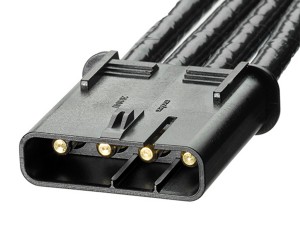 MultiCat High-Power 4P Male Connector Cable Assembly