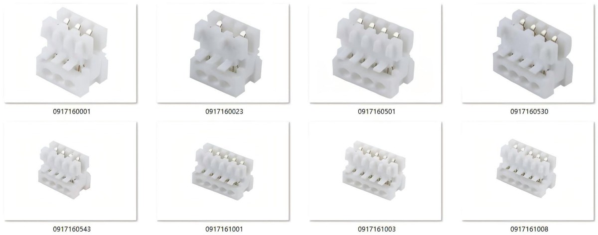 Molex RAST 2.5 Connectors