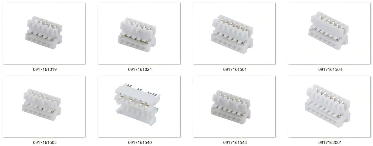 Molex RAST 2.5 Connectors