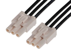 Molex Standard .093 Connector 3P Male Wire Harness