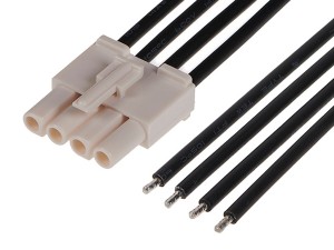 Molex Standard .093 Connector 4P Male Cable Assembly