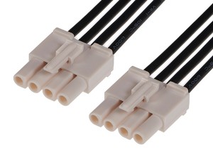 Molex Standard .093 Connector 4P Male Wire Harness