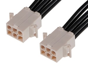 Molex Standard .093 Connector 6P Female Wire Harness