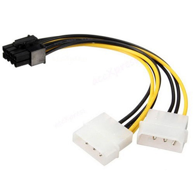 Molex connectors to SATA power connector