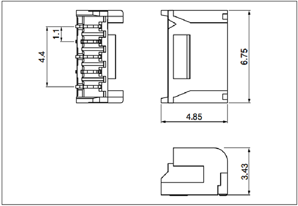 JST SFG Header Size