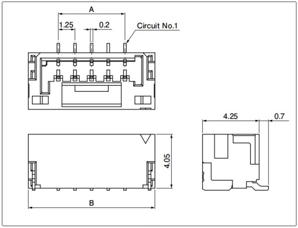 Header (Keying pattern B) top entry type Size